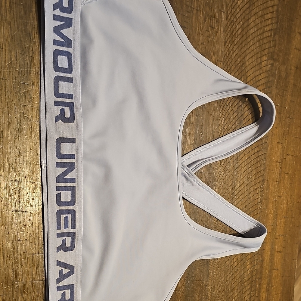 Under Armour Women's Light Gray Sports Bra